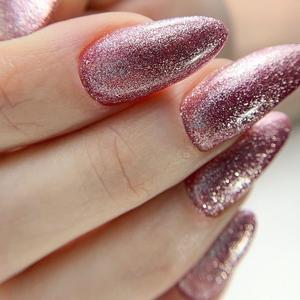 Majida Gel Polish Color 8.5 Ml Pink Glitter UV Gel <b>Nail</b> Polish - Product Image 2