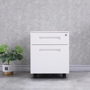 Meuble de rangement mobile en acier pour bureau, armoire à dossiers métallique sous le bureau, pour maison, chambre, hôtel, équipement de bureau, armoire de rangement A4 - Product Image 4