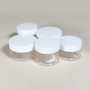 ขวดพลาสติก PET ขนาด 50 มล. 80 มล. 100 มล. พร้อมฝาปิดสำหรับบรรจุภัณฑ์เครื่องสำอาง กระปุกใส PET - Product Image 1