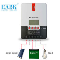 Contrôleur de charge solaire MPPT 30A/40A 12V 24V Panneau Batterie Régulateur intelligent Contrôleur de charge solaire pour lithium