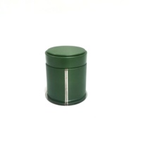 Boîtes en métal rondes personnalisées, boîtes en métal pour matcha avec couvercles faciles à ouvrir et boîtes en métal scellées