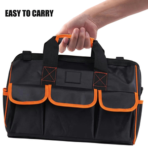 OEM/ODM Waterproof Heavy Duty 150 lb Capacity Multi-Compartment <b>Tool</b> <b>Bag</b> Organizer Adjustable Strap Padded Handle - Product Image 6