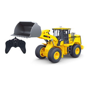 Huina 1552 1/16ème 11CH <span class=keywords><strong>RC</strong></span> Camion Chargeur de Chantier en Alliage Télécommandé Professionnel Modèle de Bulldozer en Métal Moulé Sous Pression avec Lumières et Son - Product Image 5