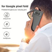 Coque de téléphone antichoc en PC rigide noir personnalisée avec clip ceinture pour Google Pixel Fold Flying Brand Mobile – Vente en gros