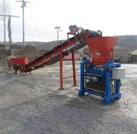 Machinerie de construction pour matériaux de construction, équipement de construction, machine à fabriquer des briques en ciment QMJ4-35B, machine à fabriquer des blocs pour Haïti à vendre