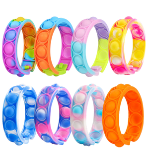 Nouveau Bracelet Anti-Stress Sensoriel Popi Bubble en Silicone Amusant pour Enfants de 5 à 7 Ans Unisexe - Collection 2025 - Product Image 1