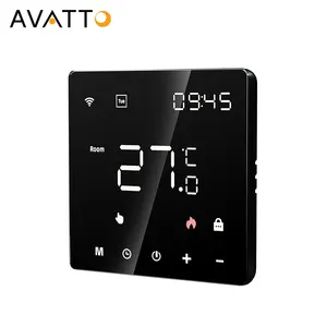 Avatto Wifi Smart HD LED Écran tactile Thermostat programmable Via App Télécommande vocale