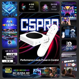 <span class=keywords><strong>Reproductor</strong></span> Multimedia C5 PRO Android 14.0 Quad Core Allwinner H618, Dispositivo de Streaming 8K con WiFi 6 y BT 5.4, 4GB+64GB, Smart Set-Top Box - Product Image 4