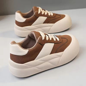 Nouvelles Chaussures Décontractées Femme 2026 à Bout Rond, Semelle Épaisse Rehaussante pour Étudiantes - Product Image 2