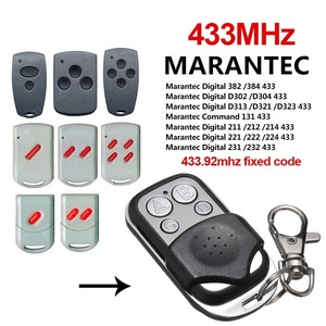 Control remoto de 433,92 MHz compatible con <span class=keywords><strong>Marantec</strong></span> 302/304/313/220/250/252 para puerta de garaje, persiana enrollable, barrera, interruptor de puerta - Product Image 3