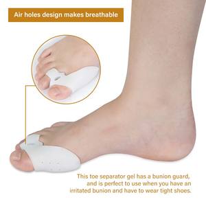 Zehen abscheider Set 4 Stück Korrekte Bunion überlappende Zehen lindern Fuß schmerzen Bunion Corrector - Product Image 3