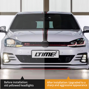 Ensemble de phares de voiture, phares LED modifiés pour <span class=keywords><strong>Volkswagen</strong></span> <span class=keywords><strong>Golf</strong></span> 7.5 MK7.5 2018-2020 - Product Image 4