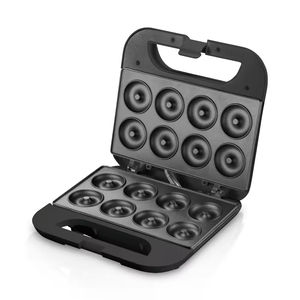 <b>Mini</b> Donut Maker 8 Doughnuts Easy Clean Home Use <b>Cake</b> Machine <b>for</b> Snacks Dessert Black 850w - Product Image 5