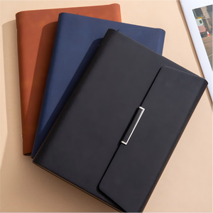 High Quality A5 PU Leather Business Notebook Custom Logo Luxury Professional Office Planner <strong>Journal</strong> Sewing Binding Gift - Product Image 1