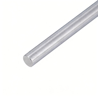 Axe optique de précision en acier inoxydable chromé, tige de piston usinée CNC, rail de guidage rigide pour le perçage