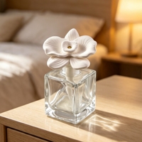 Diffuseur d'ambiance artisanal en porcelaine 150 ml, parfum d'intérieur, plâtre aromatique en céramique, diffuseur d'huiles essentielles à bâtonnets floraux