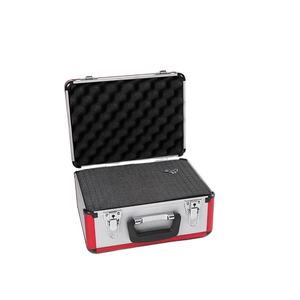 Custodia in alluminio personalizzata di migliore qualità <span class=keywords><strong>a</strong></span> prezzo più basso con profilo nero e pannello rosso - Product Image 5