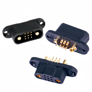 Conector macho-hembra chapado en oro de alta corriente de 2+9 pines y 25 A con terminal de señal de 9 pines y 5 A para drones de protección de plantas y aeronaves RC - Product Image 5