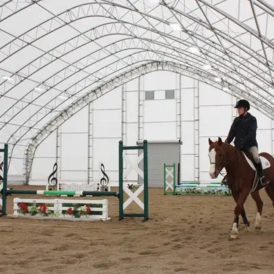 covered riding building shelter structure indoor horse riding arena tent used for Riding Arenas   Horse Barns