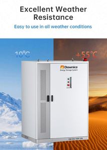 Gabinete de almacenamiento de energía solar integrado 100kWh-200kWh LiFePO4 Batería Inversor incorporado Off-Grid & Hybrid Ready - Product Image 5