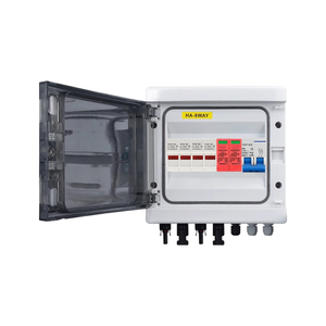 DC 500V 2 Input 1 Output Solar Combiner <b>Box</b> IP65 Weatherproof Metal Enclosure Custom , Distribution <b>box</b> - Product Image 1