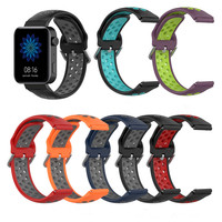 Yida – bracelet de montre intégré extensible double couleur de 18mm pour les montres Xiaomi , fossil , Huawei