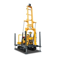 Fabriqué en Chine DTH carottage perceuse rotative 200m profondeur de forage chenille Force de levage clé pompe moteur Diesel boîte de vitesses roulement de vitesse