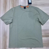 Camiseta de Hombre 2026, Talla Europea, Estilo Retro, Elástica, Suave y Cómoda, Cuello Redondo Clásico, Tejido de Algodón Premium