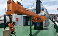 Shenbai Usine Prix Nouveau Mini 1Ton 2Ton 3Ton 4Ton 5Ton Flottant Marine Pont Grue Bateau Grue De Levage Marine Grue