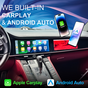 Navihua GPS navegación REPRODUCTOR DE DVD pantalla Dual coche REPRODUCTOR DE DVD para Panamera 2011-2016 pantalla Dual inalámbrico Carplay Audio - Product Image 5