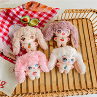 Porte-clés en peluche doux et mignon en forme d'animal bouclé, en tissu de coton de haute qualité, idéal pour les enfants et la décoration intérieure – Offre Spéciale