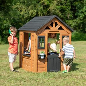 Su misura giardino esterno bambini in legno Playhouse Set di legno impermeabile <span class=keywords><strong>casetta</strong></span> con gioco di cucina - Product Image 5