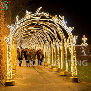 LED de Navidad 3D las luces al aire libre de las luces del túnel en forma de arco motivo luz para la decoración de la calle - Product Image 2