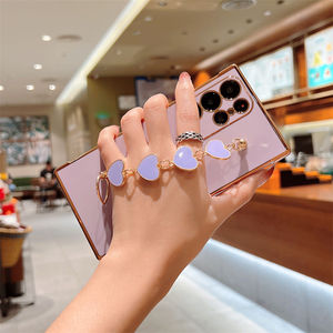 Custodia protettiva per telefono con cinturino a forma di cuore in TPU morbido per <span class=keywords><strong>Samsung</strong></span> Galaxy A12 A13 A52 <span class=keywords><strong>A53</strong></span> 5G <span class=keywords><strong>Cover</strong></span> antiurto - Product Image 2
