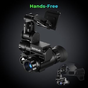Helmet-Mounted Night Vision Monocular 1080P HD 6X Digital Zoom IP66 Waterproof NVG with Digital Compass for Hunting Camping - Product Image 2