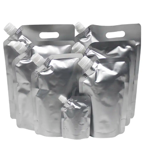 Pochettes souples réutilisables avec bec verseur en aluminium, résistantes à la chaleur, pour soupes, jus, vin, eau et autres liquides, disponibles en 1L, 1,5L, 2,5L, 5L, 10L - Product Image 6