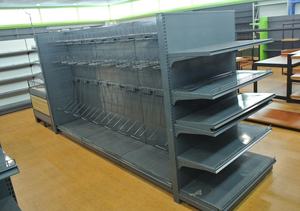 Creative מתכוונן מתכת רצפת אי תצוגת סופרמרקט גונדולה מדפי - Product Image 3