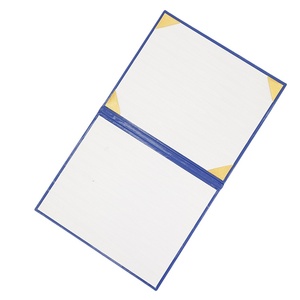 Tùy chỉnh Bạc Logo A4 giấy chứng nhận tốt nghiệp Bìa mịn da cuốn sách phong cách bằng tốt nghiệp chủ thư mục nộp hồ sơ sản phẩm - Product Image 4