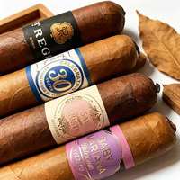 Étiquettes personnalisées de luxe pour cigares, gaufrées, estampées à chaud, dorées, autocollantes, imperméables, pour bandes de cigares