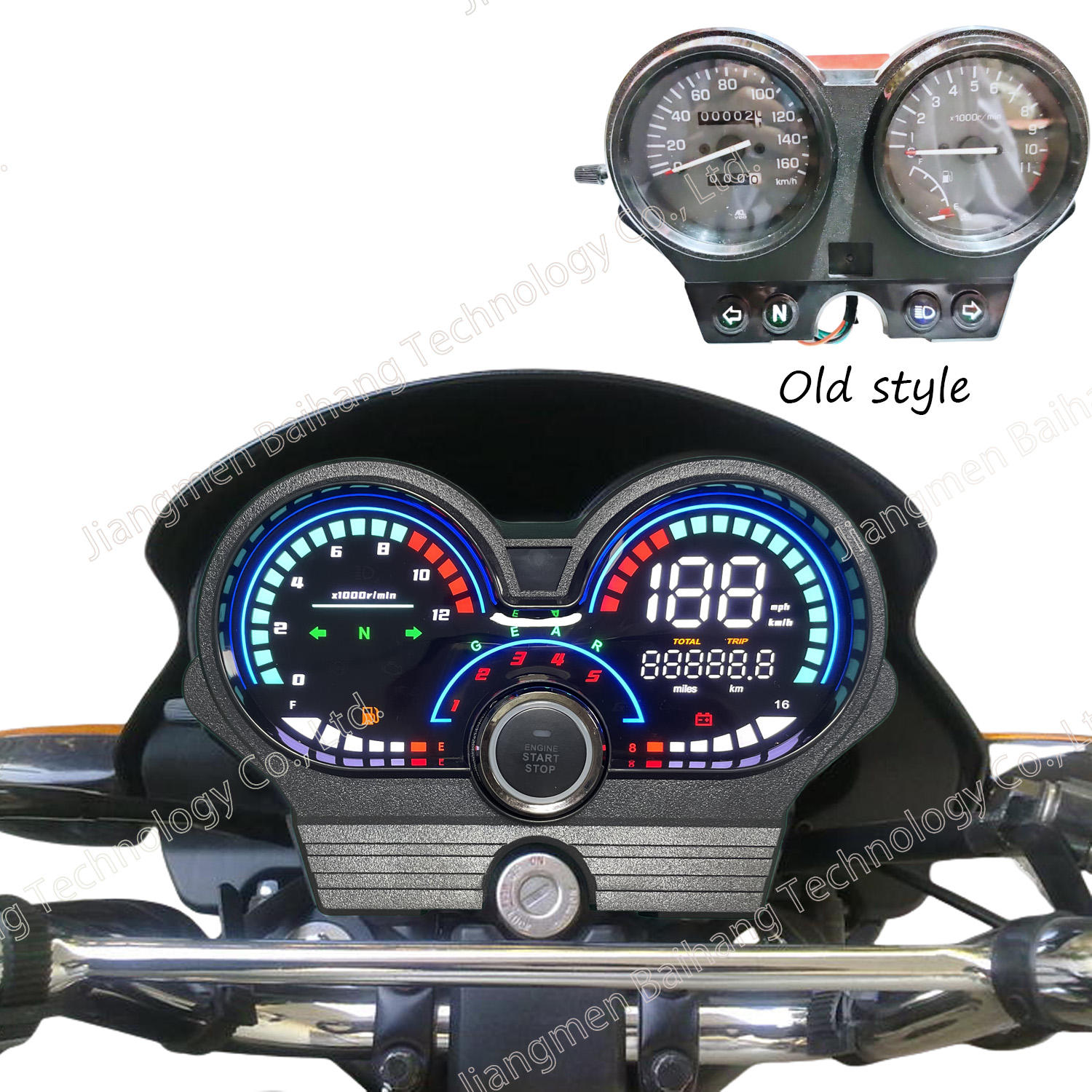 Motorcycle How To Measure Rpm On Bike Motorcycle Speedometer With