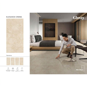 กระเบื้องพอร์ซเลนลายหินอ่อนอิมพีเรียล สตาทัวริโอ ขนาด 60x120 ซม. ผิวมันเงา สำหรับปูพื้นที่อยู่อาศัยหรูหรา - Product Image 4