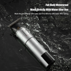 Máquina de Cortar Cabello Profesional de Acero Inoxidable con Pantalla LCD, Recargable por USB, Resistente al Agua IPX6, Afeitadora de Barba para Uso Doméstico y Barbería - Product Image 6