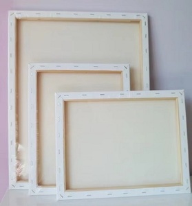 Custom Size White Cotton Stretched Canvas <b>Mounting</b> <b>Frame</b> with UV Printing <b>for</b> Oil Paintings - Product Image 1