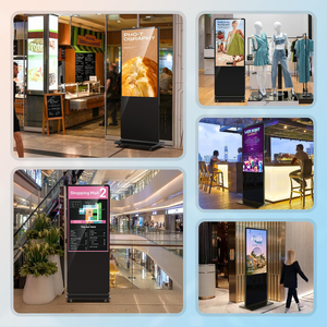 Totem Pubblicitario Digitale Portatile con CMS Basato su Cloud, Alta Luminosità per Fiere ed Eventi di <span class=keywords><strong>Marketing</strong></span> - Product Image 5