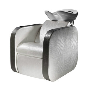 Shampoo Chair HZ88101 White High-Density Sponge <b>Adjustable</b> <b>Footrest</b> Multifunction Hairdressing Equipment - Product Image 4