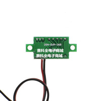 Mini voltmètre avec écran LED de 0,36 pouce, 4V-30V, voltmètre CC, monophasé, compteur numérique de panneau