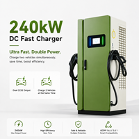 Station de recharge rapide pour véhicules électriques FREIDA 240 kW à refroidissement liquide, chargeur EV commercial CCS2
