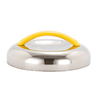 Boîte à lunch en acier inoxydable double couche Cute Eco-Friendly Freshness Conservation 2 compartiments Dual Tier Bento Food