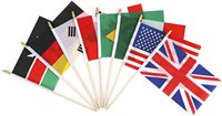 Nouveau drapeau double face imprimé en bois, mini, personnalisé du Venezuela, à prix réduit, pour défilés sportifs, fêtes et festivals, idéal pour la décoration.