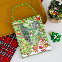 Material Escolar al por Mayor, Juego de Papelería Navideña Sanrio, Caja de Lápices para Niños, Materiales de Papel y Madera, Caja de Regalo de Material Escolar